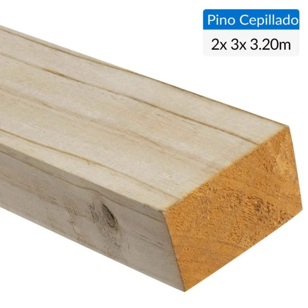 Pino Seco Cepillado 2X3X3.2Mt